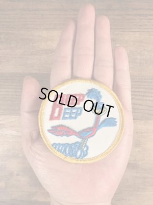 70年代頃のルーニーテューンズのロードランナーのビンテージの刺繡ワッペン