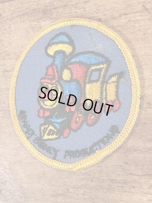 70年代頃のディズニーのケイシージュニアのビンテージの刺繡ワッペン