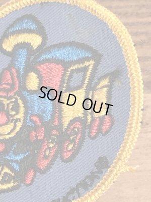 70’sのダンボのケイシージュニアのヴィンテージの刺繡パッチ