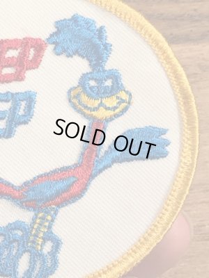 70’sのルーニーテューンズのロードランナーのヴィンテージの刺繡パッチ