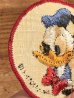 70’sのディズニーのドナルドダックのヴィンテージの刺繡パッチ