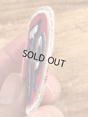 70年代頃のSTPオイルのビンテージの刺繡ワッペン