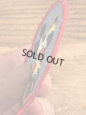 70年代頃のディズニーのミッキーとミニーマウスのビンテージの刺繡ワッペン