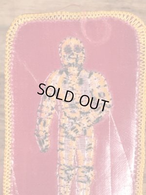 70’sのスペースロボットのヴィンテージの刺繡パッチ