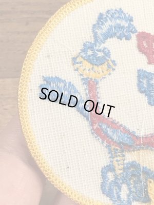 70’sのルーニーテューンズのロードランナーのヴィンテージの刺繡パッチ