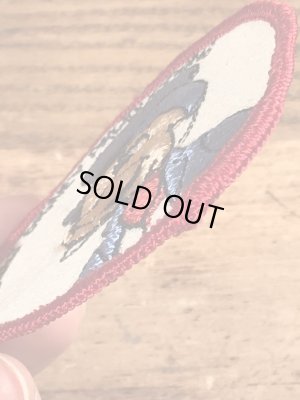 70’sのディズニーのジミニークリケットのヴィンテージの刺繡パッチ