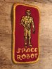 70年代頃のスペースロボットのビンテージの刺繡ワッペン