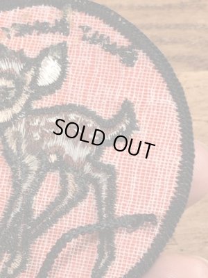 70年代頃のディズニーのバンビのビンテージの刺繡ワッペン