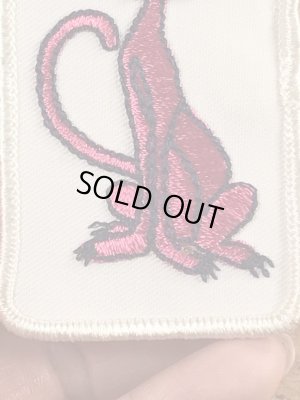 70’sのピンクパンサーのヴィンテージの刺繡パッチ