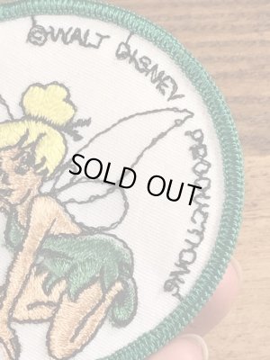 70’sのディズニーのティンカーベルのヴィンテージの刺繡パッチ