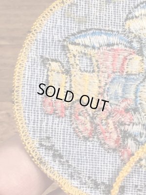 70’sのダンボのケイシージュニアのヴィンテージの刺繡パッチ