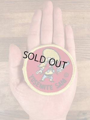 70年代頃のルーニーテューンズのヨセミテサムのビンテージの刺繡ワッペン