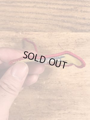 70’sのディズニーのドナルドダックのヴィンテージの刺繡パッチ