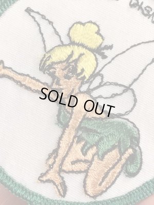 70年代頃のディズニーのティンカーベルのビンテージの刺繡ワッペン