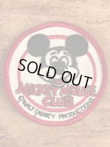 Disney Mickey Mouse Club Patch　ミッキーマウスクラブ　ビンテージ　ワッペン　ディズニー　70年代