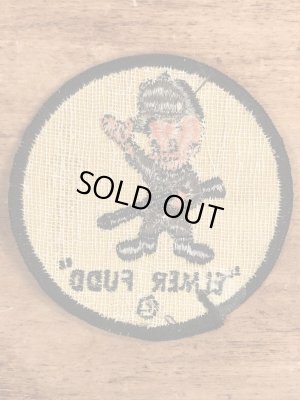 70年代頃のルーニーテューンズのエルマーフッドのヴィンテージの刺繡パッチ