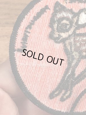 70’sのディズニーのバンビのヴィンテージの刺繡パッチ