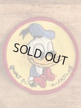 Disney Donald Duck Patch　ドナルドダック　ビンテージ　ワッペン　ディズニー　70年代