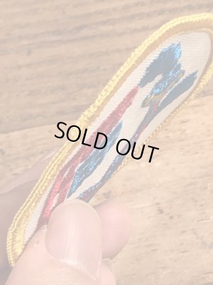 70年代頃のルーニーテューンズのロードランナーのビンテージの刺繡ワッペン