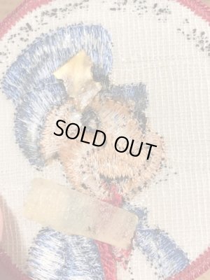 70’sのディズニーのジミニークリケットのヴィンテージの刺繡パッチ