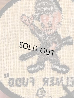 70年代頃のルーニーテューンズのエルマーフッドのヴィンテージの刺繡パッチ