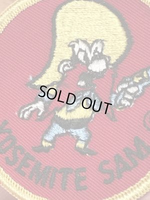 70年代頃のルーニーテューンズのヨセミテサムのビンテージの刺繡ワッペン