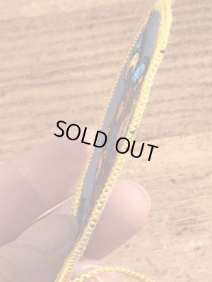 70年代頃のディズニーのケイシージュニアのビンテージの刺繡ワッペン