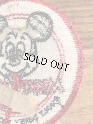 70年代頃のディズニーのミッキーマウスクラブのビンテージの刺繡ワッペン