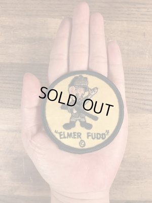 70’sのルーニーテューンズのエルマーフッドのビンテージの刺繡ワッペン