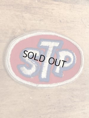 70年代頃のSTPオイルのビンテージの刺繡ワッペン