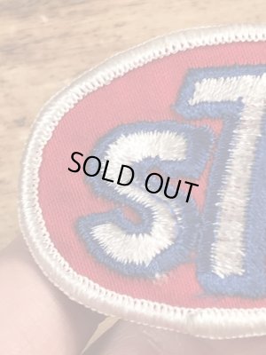 70年代頃のSTPオイルのビンテージの刺繡ワッペン