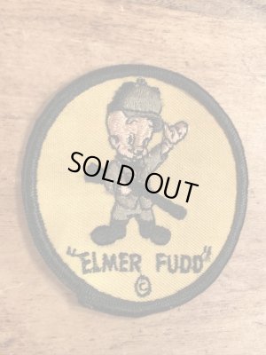 70’sのルーニーテューンズのエルマーフッドのビンテージの刺繡ワッペン