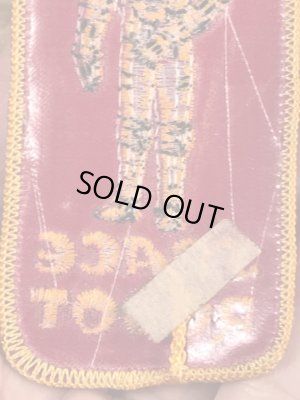 70年代頃のスペースロボットのビンテージの刺繡ワッペン