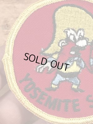 70年代頃のルーニーテューンズのヨセミテサムのビンテージの刺繡ワッペン