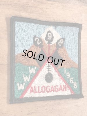 60年代頃のボーイスカウトのビンテージの刺繡ワッペン