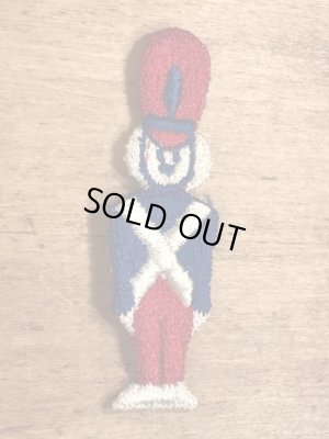 70年代頃の兵隊さんのビンテージの刺繡ワッペン