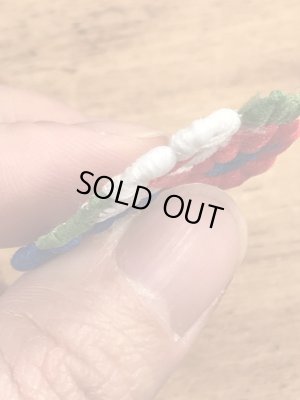 70年代頃の花のビンテージの刺繡ワッペン