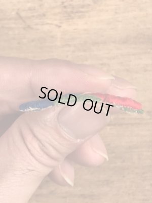 70’sのフラワーのヴィンテージの刺繡パッチ