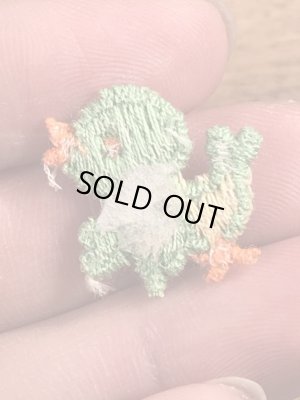 70’sの小鳥のヴィンテージの刺繡パッチ