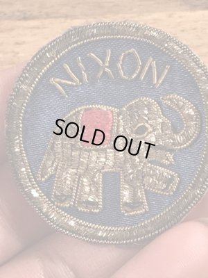 60〜70年代頃のニクソン大統領のビンテージのワッペン