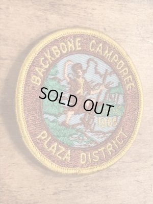 60年代頃のボーイスカウトのビンテージの刺繡ワッペン