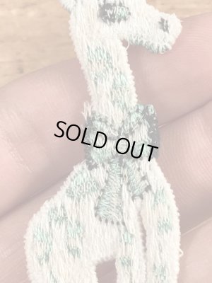 70’sのキリンのヴィンテージの刺繡パッチ