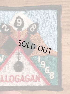 60’sのボーイスカウトのヴィンテージの刺繡パッチ