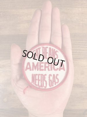 70年代頃のアメリカンジョークのメッセージが書かれたビンテージの刺繡ワッペン