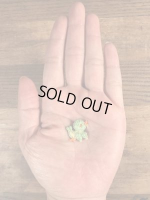 70年代頃の小鳥のビンテージの刺繡ワッペン