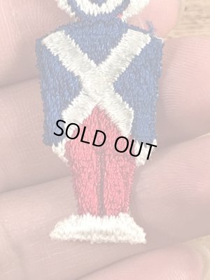 70’sの兵隊さんのヴィンテージの刺繡パッチ