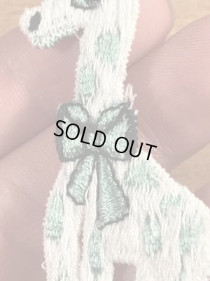 70年代頃のキリンのビンテージの刺繡ワッペン