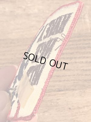 70’sのメッセージが書かれたヴィンテージの刺繡パッチ