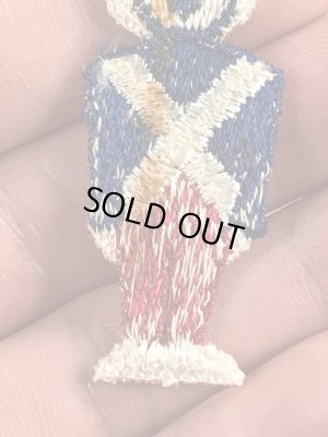 70年代頃の兵隊さんのビンテージの刺繡ワッペン