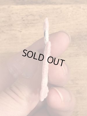 70年代頃のフクロウのビンテージの刺繡ワッペン